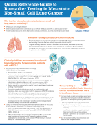 Metastatic NSCLC Biomarker Testing Reference Guide