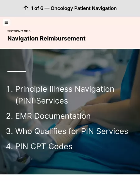 The Role of Principal Illness Navigation in Improving Patient Outcomes